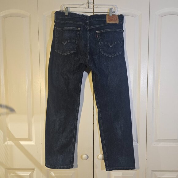 Levis 505 Jeans Mens 36x30 Blue Denim Straight Leg Medium Wash Pants Classic Cut - Picture 2 of 8
